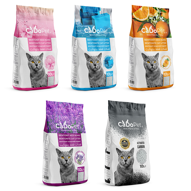 CaDoPet Bentonite Cat Litter Super Absorbent Dust Free 99.9 High Quality