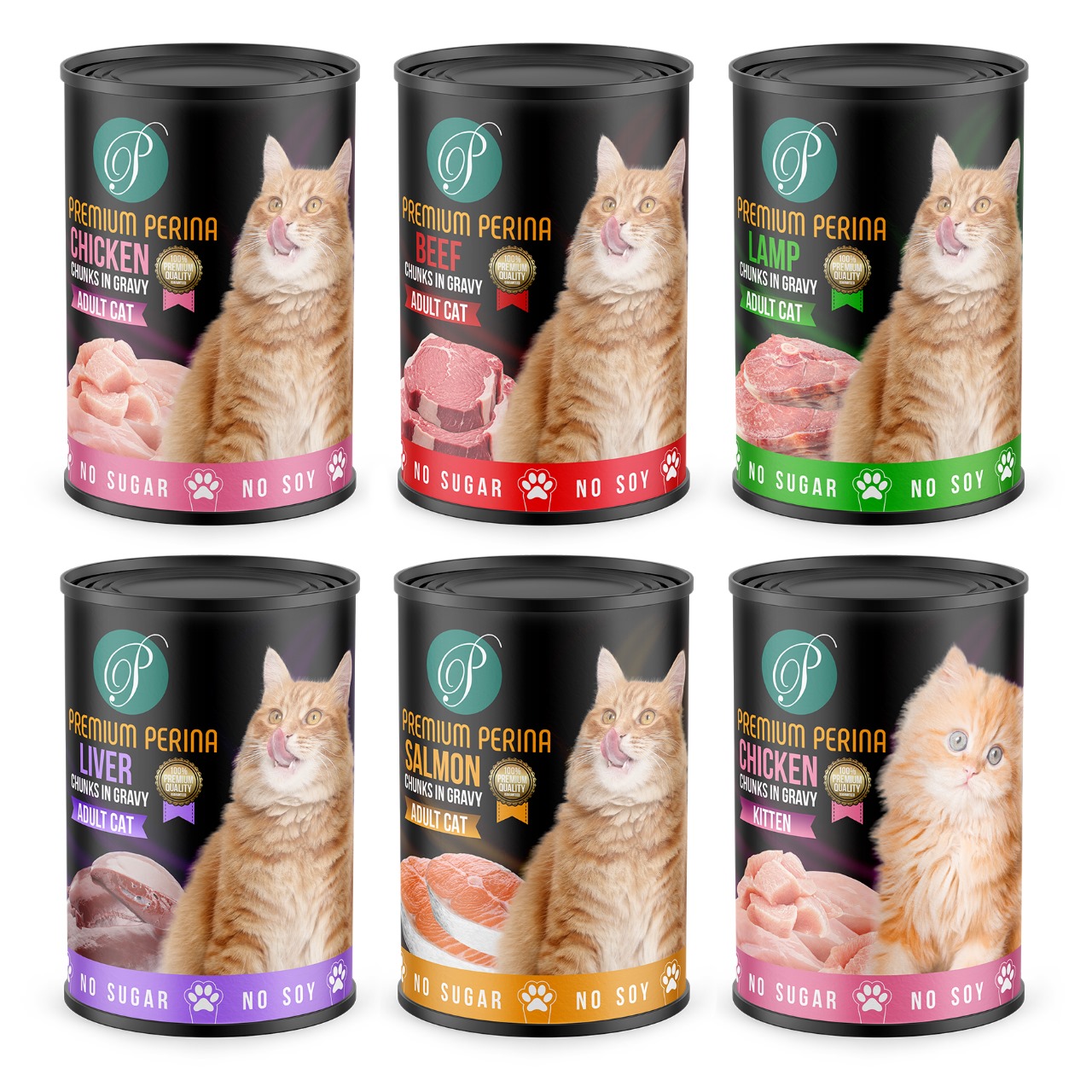 Introduction for  Premium Perin canned cat food